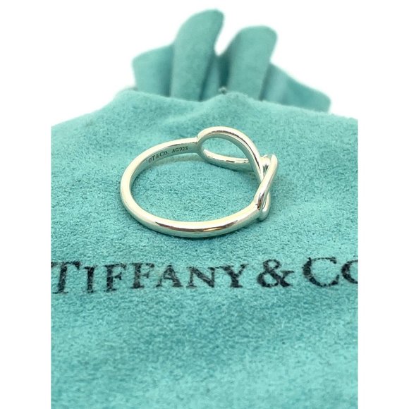 SOLD!!! Tiffany & Co Sterling Silver 925 Infinity Band Ring Size 6 - Picture 5 of 12